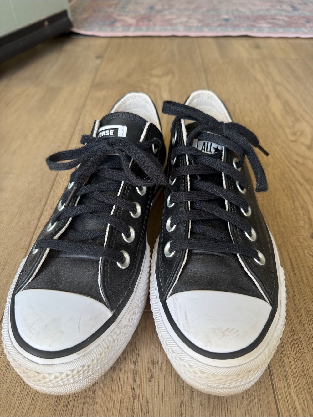 Women’s Faux Leather Platform Converse